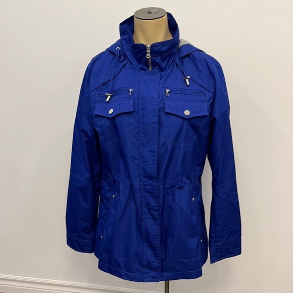 Suzy Shier Cobalt/Royal Blue Jacket/Coat - Picture 1 of 14